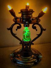 Steampunk Art Alchemy lamp for sale: Decorative piece of art with taxidermy centipedes.