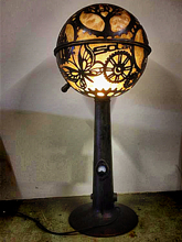 Steampunk Art floor lamp
