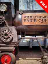 Steampunk redesigning existing barbecue from de guys of wild at heart bbq.